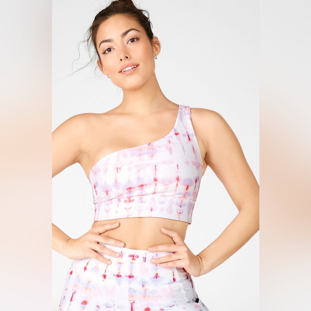 NWT! Fabletics ‘Harlow One Shoulder Reversible Sports Bra’